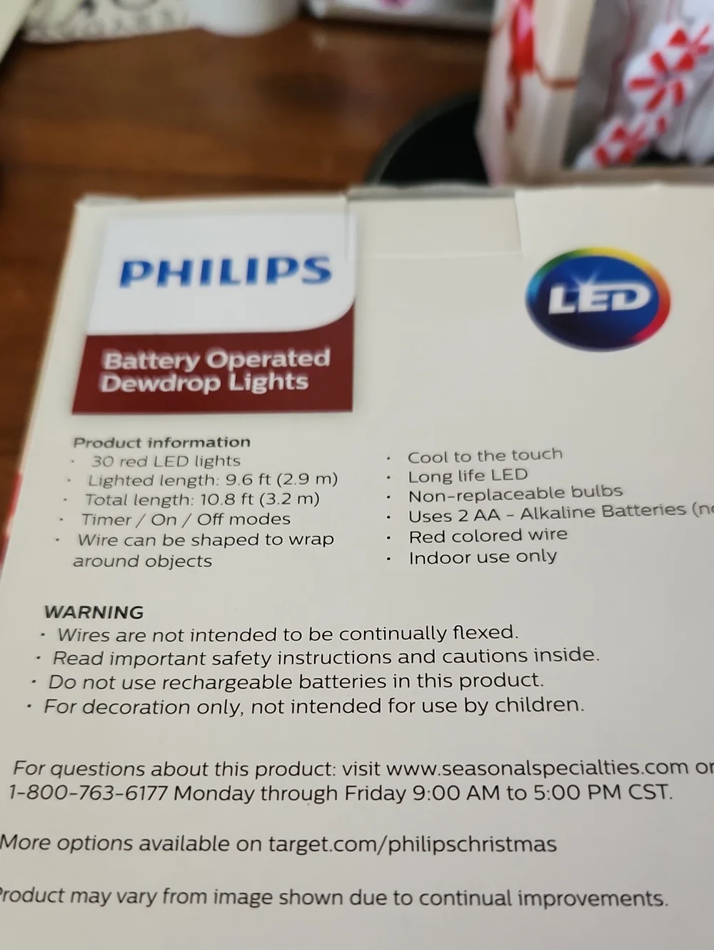 Phillips Battery Operated Light Set.